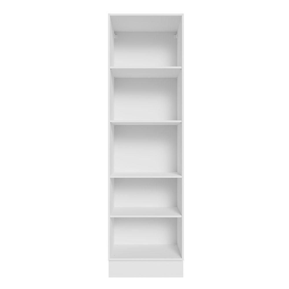 Paneleiro 100% Mdf 60 Cm Com Nichos Abertos Para Cozinha Madesa Acordes - Branco Branco - 4