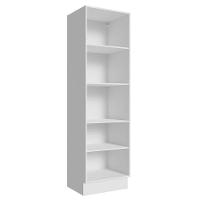 Paneleiro 100% Mdf 60 Cm Com Nichos Abertos Para Cozinha Madesa Acordes - Branco Branco - 1