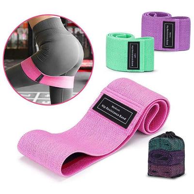 Faixas Elásticas de Exercício Hip Resistance Bands Kit 3 Resistências Off White That Girl