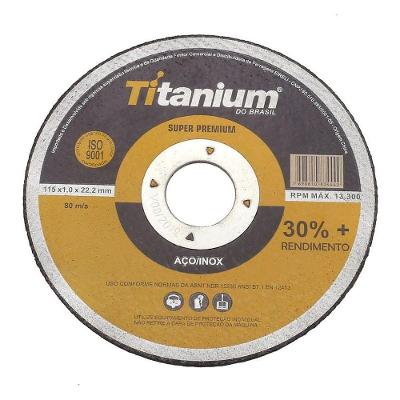 Disco Fino 05047 Super Premium Corte Limpo Preto Titanium 4.1-2 X 1,0 X 7-8