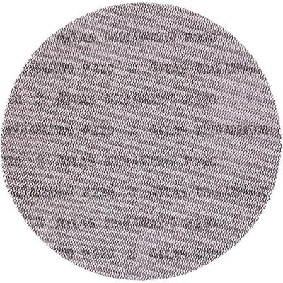 Disco Abrasivo Telado AT14-80 para Lixar Madeiras Drywall Plástico e Metais Cinza Atlas