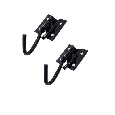 Gancho de Rede 7 X 12mm para Parafusar com Kit Fixação Preto Goma 02 PECAS