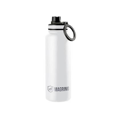 Garrafa Térmica Armor Magsafe Isolamento Térmico Aço Inoxidável Uso Interno e Externo Branca Gshield