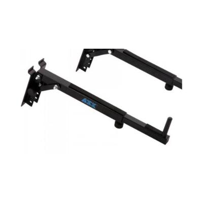 Expositor Telescópico para Teclado Par-2 com Regulagem de Inclinação Preto ASK 8CM