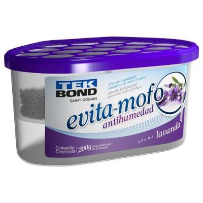 Evita Mofo Absorve a Umidade do Ambiente Fragrância de Lavanda 200G Tekbond