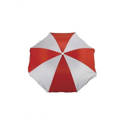Guarda-sol Guarda Sol Mor 1,80M X 2M Poliéster Aço Proteção UV Vermelho e Prata Mor