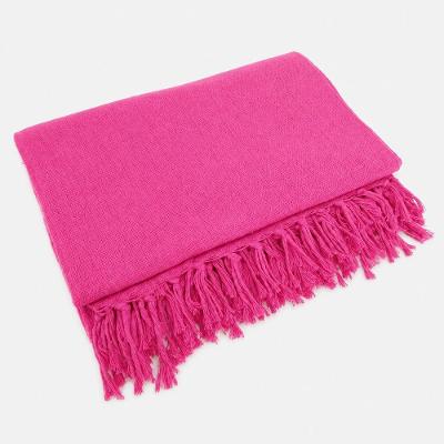 Manta para Sofá Capa de Sofá Protege Estofado Contra Poeira e Desgaste Rosa 100% Algodão