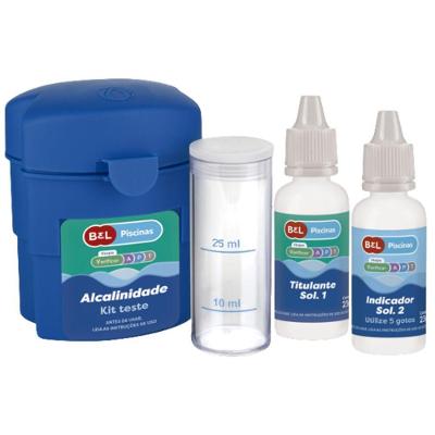 Kit Teste Alcalinidade Piscina Bel Mede Total e Estabiliza Ph Inox Belfix