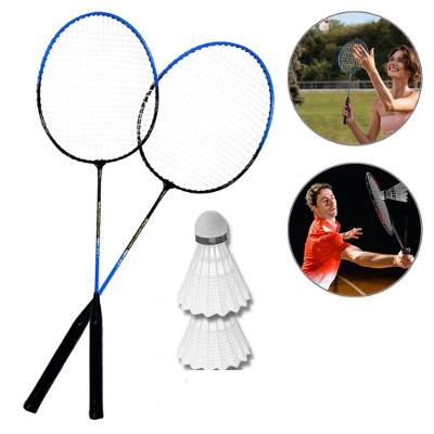 Kit Badminton 2 Raquetes Petecas e Bolsa Transporte Bivolt