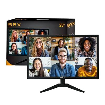 Monitor LED 23" HD Plano com HDMI VGA Webcam HD Preto BR-X