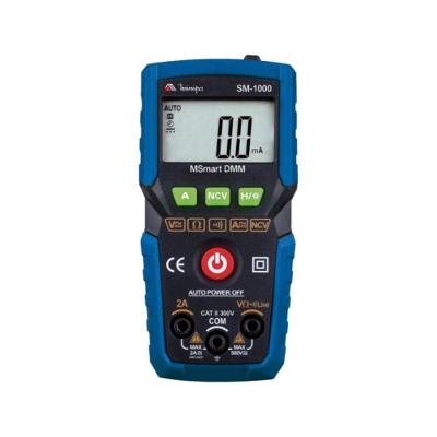 Multímetro Digital SM-1000 com True RMS Azul Preto Minipa