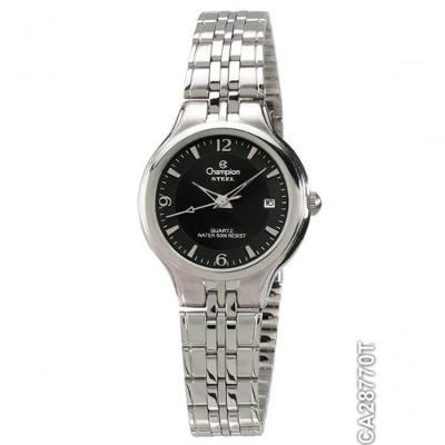 Relógio Feminino CA28770T Analógico Pulseira Aço Inox Prata Champion