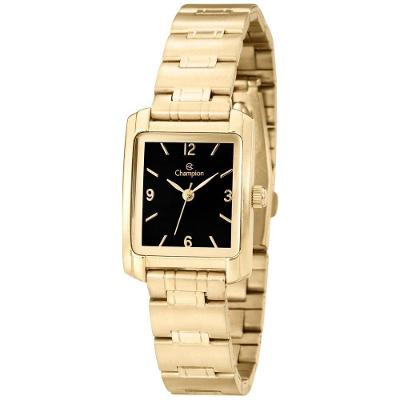 Relogio Feminino CH25187U Analogico Pulseira Aco Inox Dourado Champion