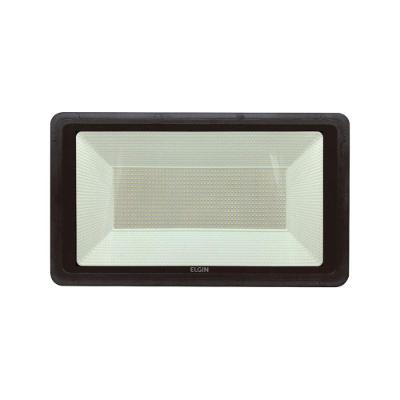 Refletor LED Elgin 400W 6500K Iluminacao Potente Preto Bivolt