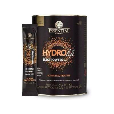 Repositor de Eletrólitos Essential Nutrition Hydrolift Electrolytes Hidratação com Vitamina C 87G