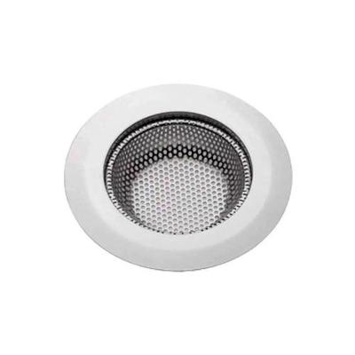 Ralo para Pia Ralo para Pia de Inox 115mm Ajuda a Reter Detritos Prata Etilux