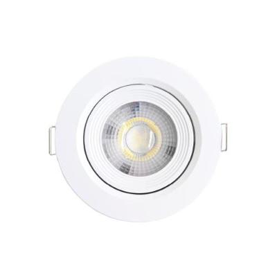 Refletor 33326 Spot LED Redondo Embutir 5W 3000K Bivolt Amarelo Durabem