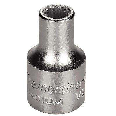 Soquete Estriado com Encaixe 1-2 X 5-16 Sistema Hyper Drive Aco Cromo Vanadio Tramontina
