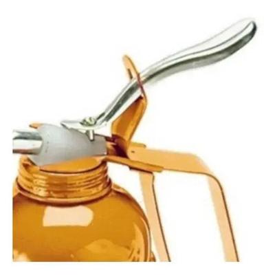 Almotolia Metálica para Óleo Bico Flexível Regulável 300ML Sparta Ferramentas