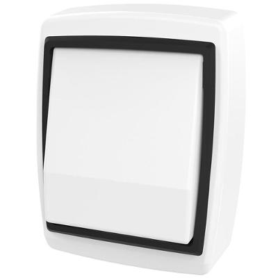 Acabamento para Válvula de Descarga Hydra Luxo Branco Compatível com Vedação Eficiente ABS Blukit