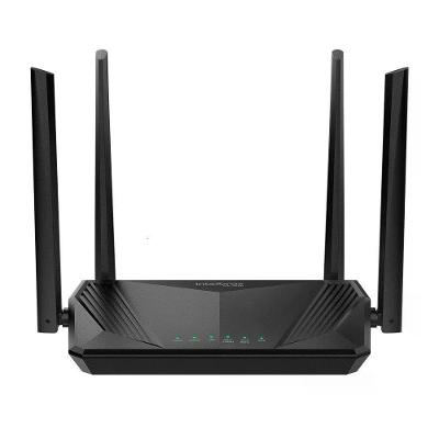 Roteador Wi-fi 6 Dual Band Wi-force W6-1500 AX1500 4 Antenas Externas Fixas, Gigabit Preto Intelbras