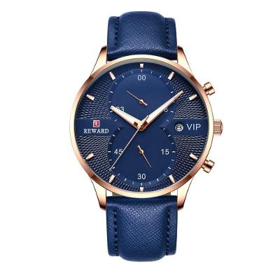 Relógio Masculino 83003 Analógico Azul Reward à Prova D'água