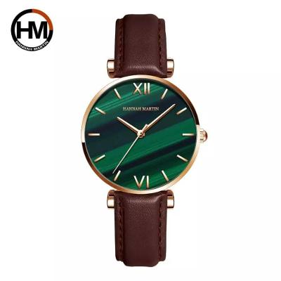 Relógio Feminino HM-1521 Analógico Couro à Prova D'Água Hannah Martin