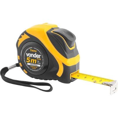 Trena Profissional Emborrachada com Autotrava 5m X 19mm Vonder