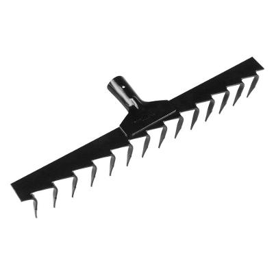 Ancinho sem Cabo Estampado 14 Dentes Remocao de Folhas Detritos Aco Carbono Tramontina