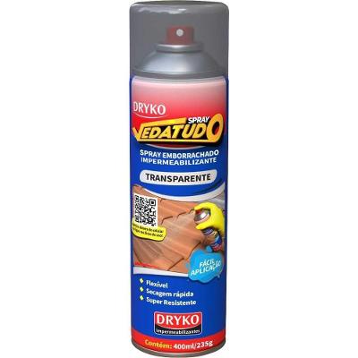 Spray Incolor Impermeabilizante Vedatudo Secagem Rápida Transparente Dryko 400ML