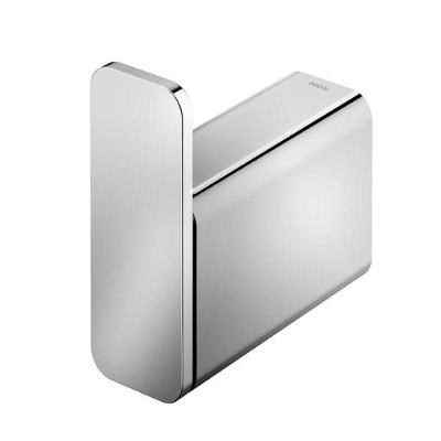 Cabide Simples Flat Versátil para Diferentes Ambientes Prata Docol