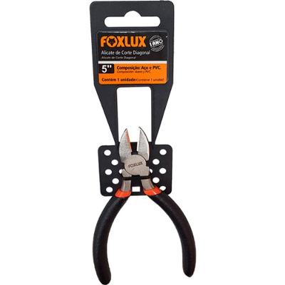 Alicate de Corte Diagonal 5 Sistema Eficiente de Corte de Fios Cabo Isolado 750V Foxlux