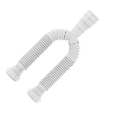 Blukit Sifão Sanfonado Universal Duplo 5500 Branco com Rosca