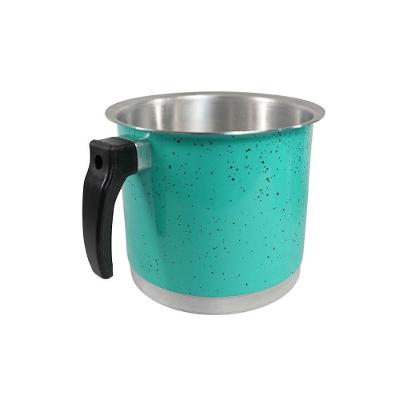 Canecão Fervedor Leiteira Verde Água Alumínio Repuxado 18CM 3,69L Shopmaster