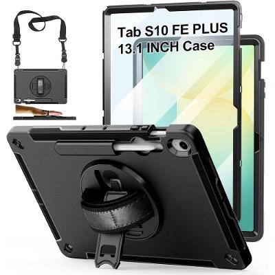 Capa para Tablet Compatível Ipad 11 Geração 2025 A16 Robusta Giratória 360 Graus Alça de Mão Ombro