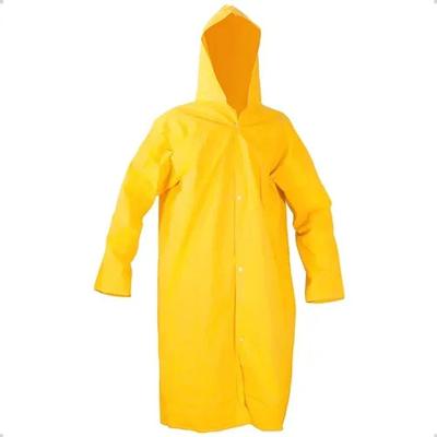 Capa de Chuva Plastcor do Brasil 82.7002 PVC Laminado Impermeável Amarela