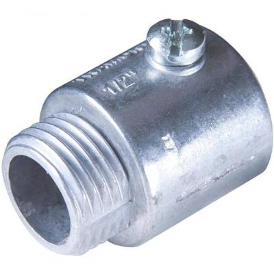 Conector Reto Flexor para Cabos Elétricos Cônico Unidut 1 em Alumínio sem Rosca Tramontina