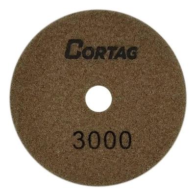 Disco Diamantado de Polimento G3000 Grão 3000 para Mármore Granito Pedras Decorativas Cortag
