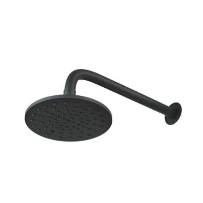 Chuveiro Articulado Redondo Metal Luxo 6 Preto Fosco Micro Furos Civitt