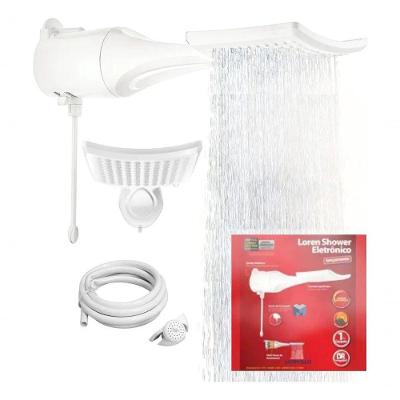 Ducha Eletrônica Loren Shower 5500W com Haste de Comando e Resistência Loren Ultra Lorenzetti