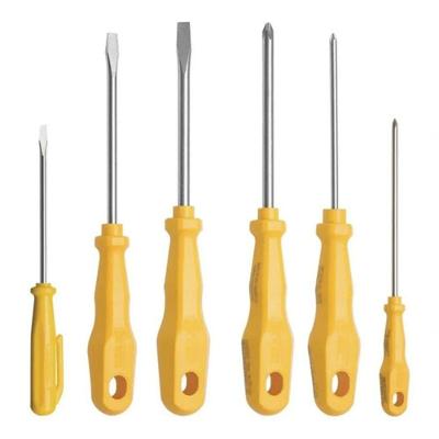Jogo de Chaves de Fenda e Phillips 6 Peças Cabos de Alta Resistência Tramontina