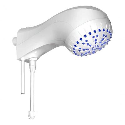 Ducha Elétrica Top Banho 4t Multitemperaturas 5500W de Parede Branco Sintex 127V