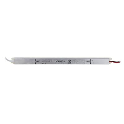 Fonte Slim para Fita de LED 60W 12V 5A Bivolt Alumínio Blumenau Iluminação