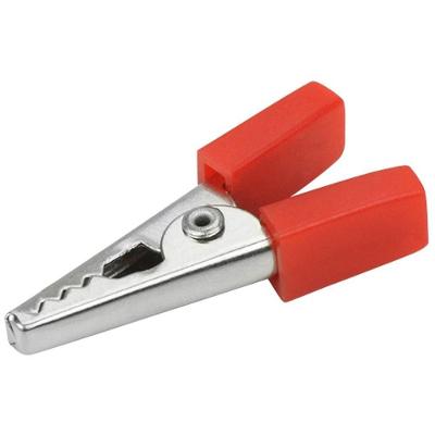 Garra Jacaré Clip VM 5A Pequena para Fios Vermelha Kit 10 Peças Green