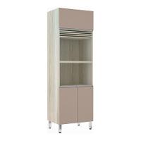 Paneleiro 70cm 3 Portas com Espaço para Forno e Micro-ondas - 1