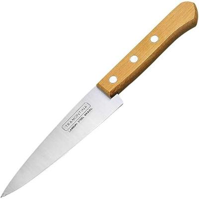 Faca Peixeira Mad Carbon Aço Carbono Cabo Madeira Amadeirado Tramontina 5"