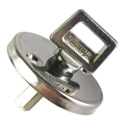 Fechadura para Banheiro Aliança Importação Alavanca Premium Roseta Redonda Inox