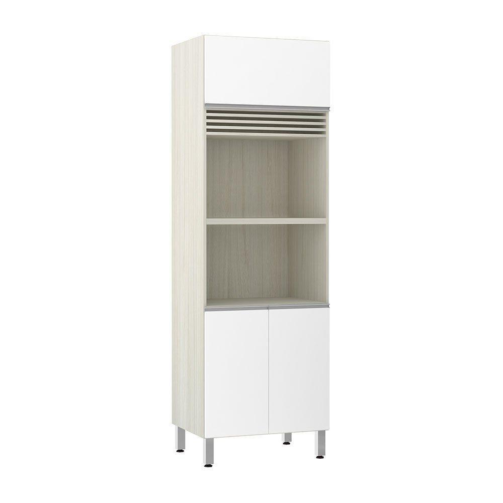Paneleiro 70cm 3 Portas com Espaço para Forno e Micro-ondas - 1
