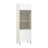 Paneleiro 70cm 3 Portas com Espaço para Forno e Micro-ondas - 1
