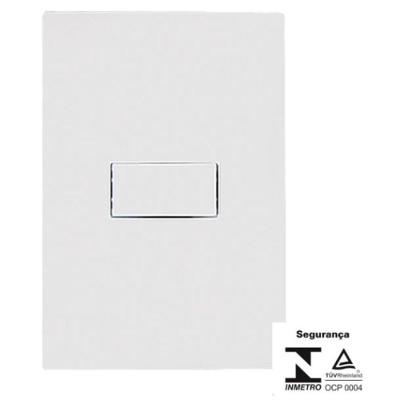Interruptor Paralelo com Placa 1 Tecla 4x2 I9 Branco Ilumi Materiais Elétricos